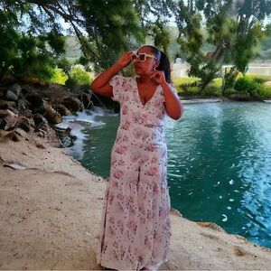 Flare leg jumpsuit. I don’t like the way it fit me.